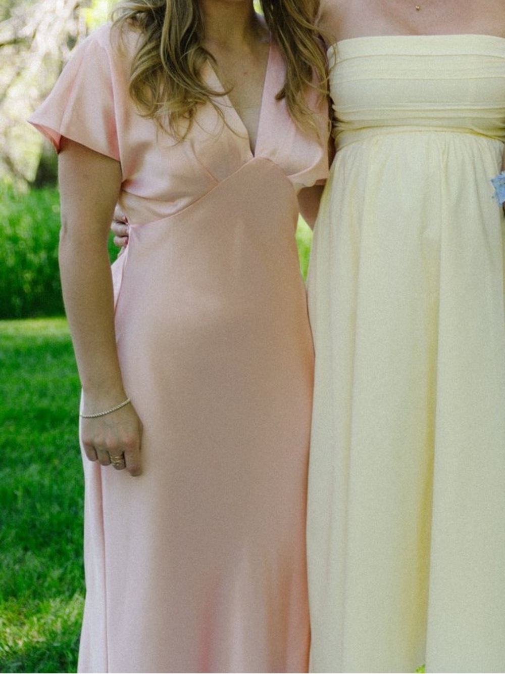 Zara Satin Effect Pink Midi Dress Medium - Picture 2 of 6